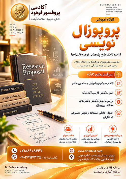 کارگاه آموزشی پروپوزال نویسی آکادمی پروفسور فرهود